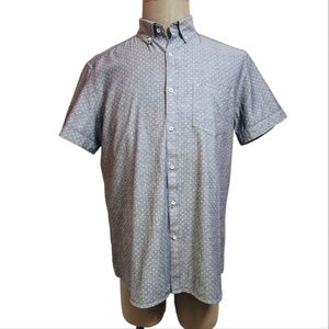 Kenneth Cole Reaction Polka Dot Shirt Large